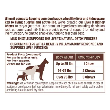 Natural Dog Company Natural Dog Company Liver & Kidney Supplement Natural Dog Company Natural Dog Company Liver & Kidney Supplement