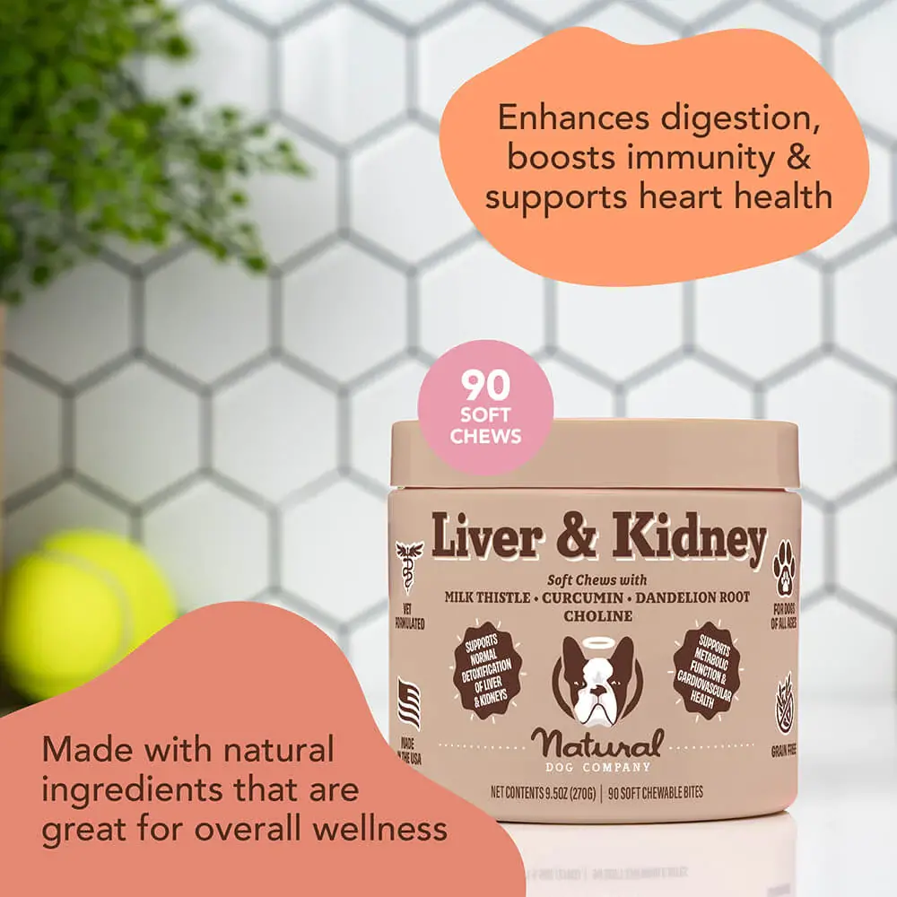 Natural Dog Company Natural Dog Company Liver & Kidney Supplement Natural Dog Company Natural Dog Company Liver & Kidney Supplement