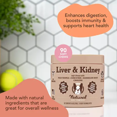 Natural Dog Company Natural Dog Company Liver & Kidney Supplement Natural Dog Company Natural Dog Company Liver & Kidney Supplement