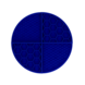Eat Slow Live Longer Lick Mat Dimensions Circle Blauw Eat Slow Live Longer Lick Mat Dimensions Circle Blauw