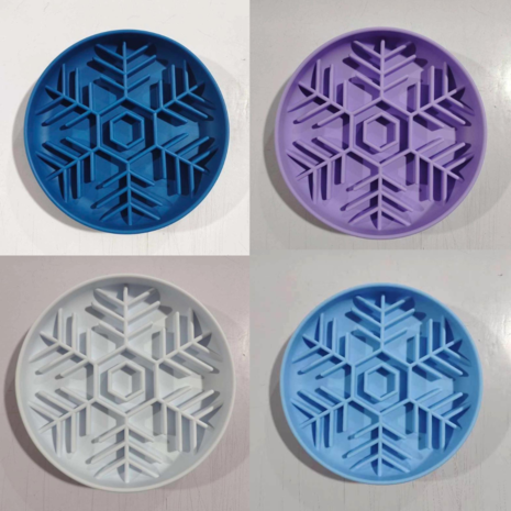 Modern Pet Company Snowflake Bliss Bowl Modern Pet Company Snowflake Bliss Bowl