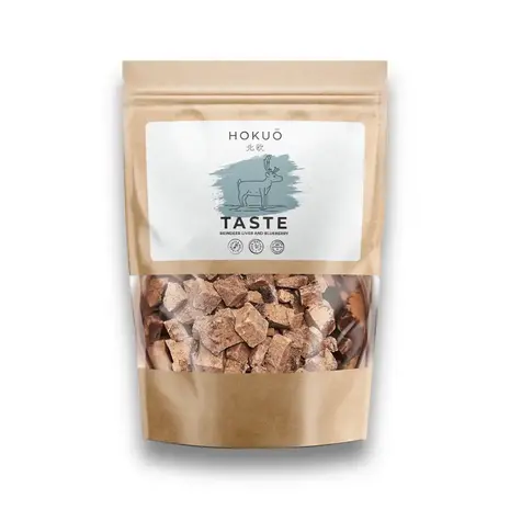 Hokuo Hokuō®  Taste Rendierlever en bosbessen, gevriesdroogd Hokuo Hokuō®  Taste Rendierlever en bosbessen, gevriesdroogd