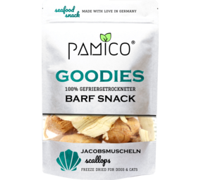 Pamico Pamico Goodies Gevriesdroogde Sint Jakobsschelpen Pamico Pamico Goodies Gevriesdroogde Sint Jakobsschelpen