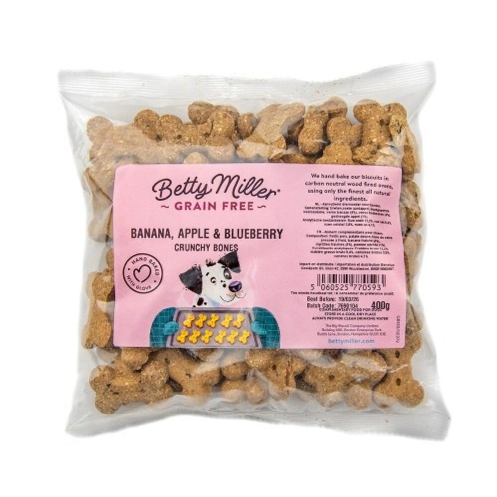 Betty Miller Betty Miller Grain Free Banana, Apple & Blueberry bones Betty Miller Betty Miller Grain Free Banana, Apple & Blueberry bones