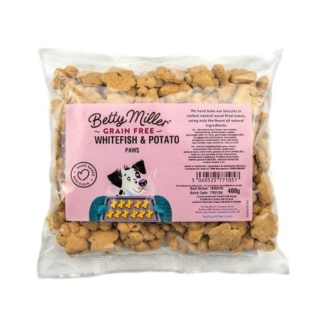 Betty Miller Betty Miller Grain Free White Fish & Potato paws Betty Miller Betty Miller Grain Free White Fish & Potato paws