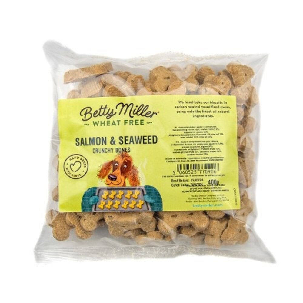 Betty Miller Betty Miller Wheat Free Salmon & Seaweed bones Betty Miller Betty Miller Wheat Free Salmon & Seaweed bones