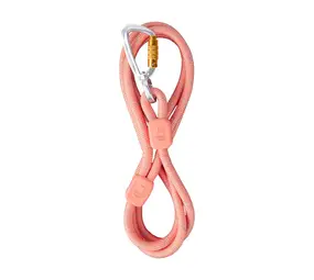Woolly Wolf Woolly Wolf  Rope Leash Salmon Pink