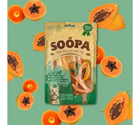 Soopa Soopa Natural Papaya Chews THT KORTING