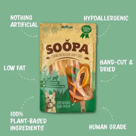 Soopa Soopa Natural Papaya Chews