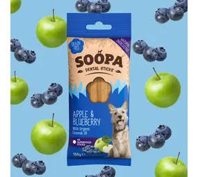 Soopa Soopa Dental Sticks - Apple & Blueberry Soopa Soopa Dental Sticks - Apple & Blueberry