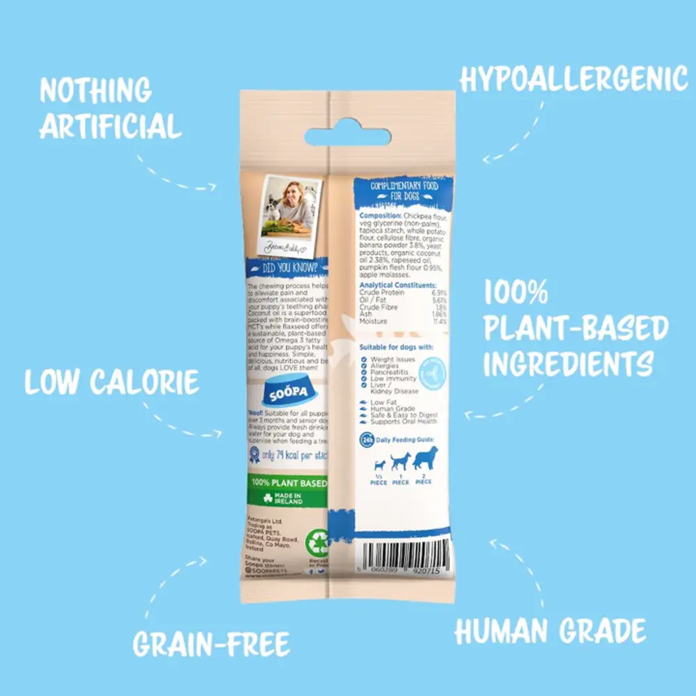 Soopa Soopa Dental Puppy Pumpkin & Banana Soopa Soopa Dental Puppy Pumpkin & Banana