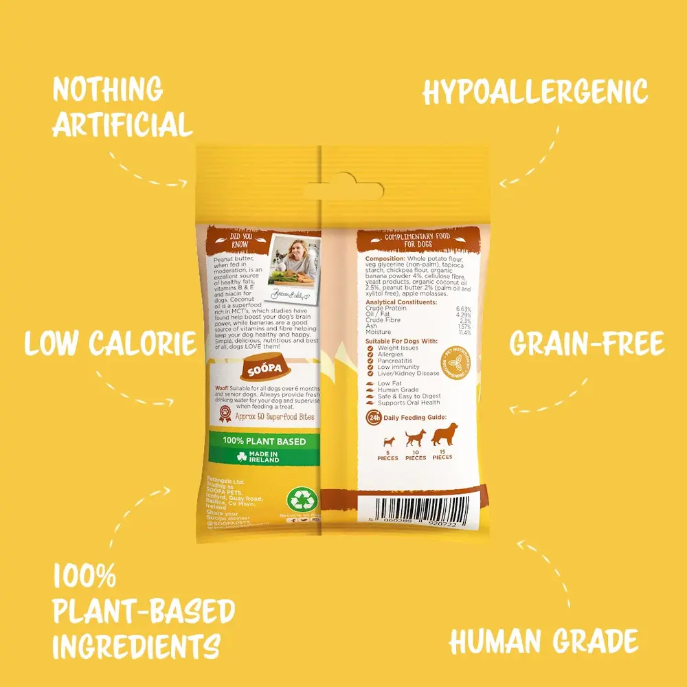Soopa Soopa Bites - Banana & Peanut butter Soopa Soopa Bites - Banana & Peanut butter