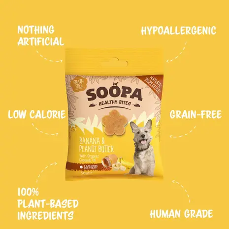 Soopa Soopa Bites - Banana & Peanut butter Soopa Soopa Bites - Banana & Peanut butter