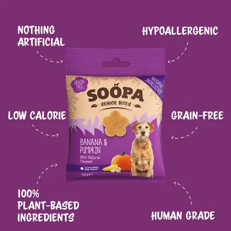 Soopa Soopa Senior Bites - Pumpkin & Banana Soopa Soopa Senior Bites - Pumpkin & Banana