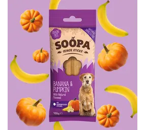 Soopa Soopa Senior Dental Sticks - Pumpkin & Banana Soopa Soopa Senior Dental Sticks - Pumpkin & Banana
