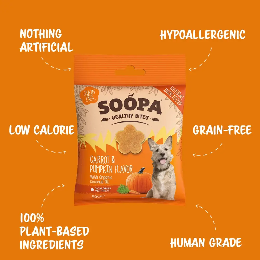 Soopa Soopa Bites - Carrot & Pumpkin Soopa Soopa Bites - Carrot & Pumpkin