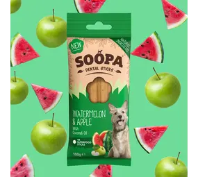 Soopa Soopa Dental Sticks - Watermelon & Apple Soopa Soopa Dental Sticks - Watermelon & Apple