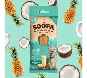 Soopa Soopa Dental Sticks - Paw-Na Colada Soopa Soopa Dental Sticks - Paw-Na Colada