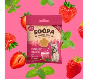 Soopa Soopa Bites - Strawberry Dog-Quiri Soopa Soopa Bites - Strawberry Dog-Quiri