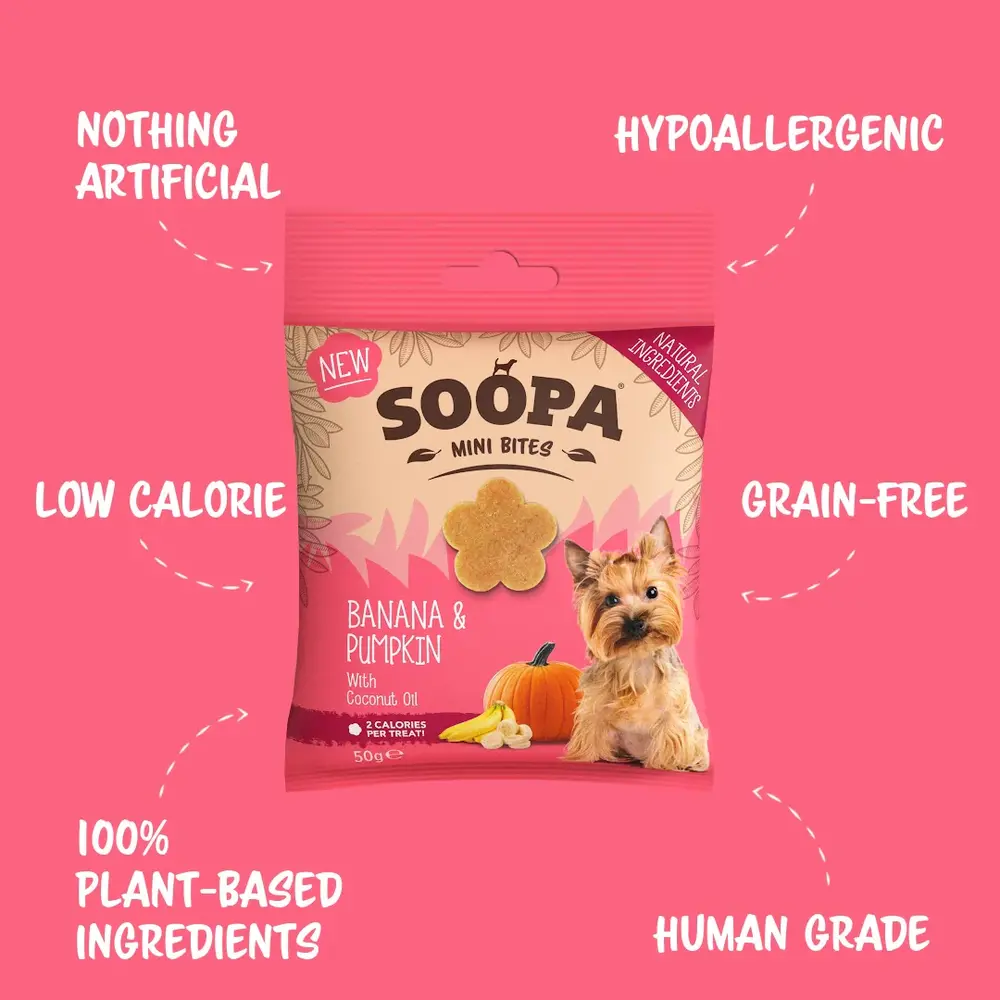 Soopa Soopa Bites - Banana & Pumpkin Mini Soopa Soopa Bites - Banana & Pumpkin Mini