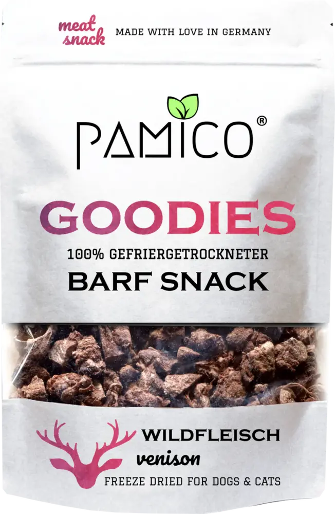 Pamico Pamico Goodies Gevriesdroogd Hertenvlees Pamico Pamico Goodies Gevriesdroogd Hertenvlees