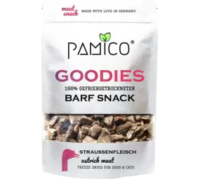 Pamico Pamico Goodies Gevriesdroogd Struisvogelvlees
