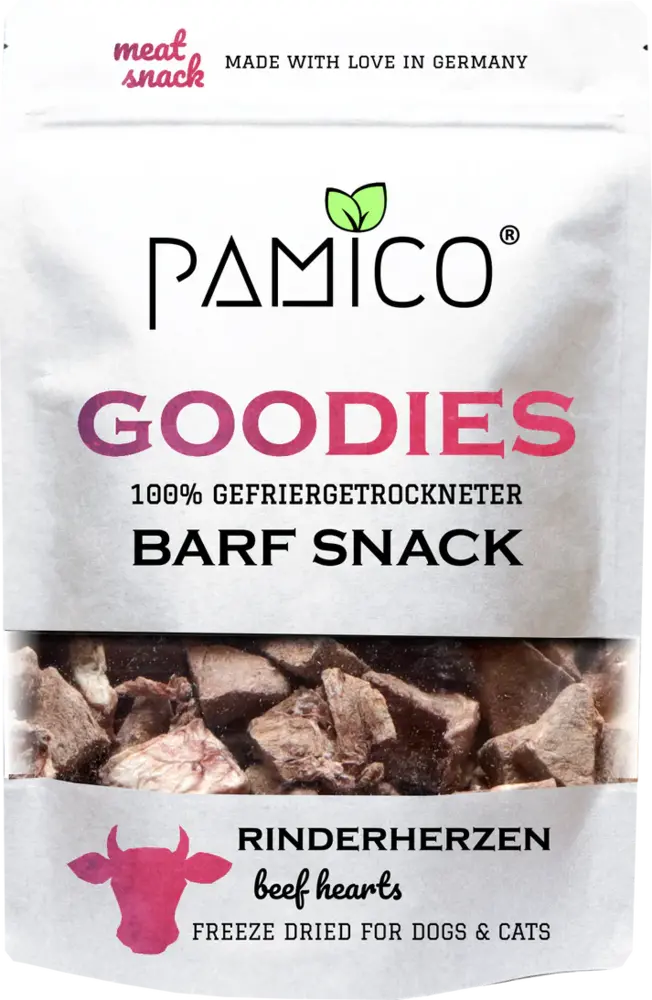 Pamico Pamico Goodies Gevriesdroogde Runderhart
