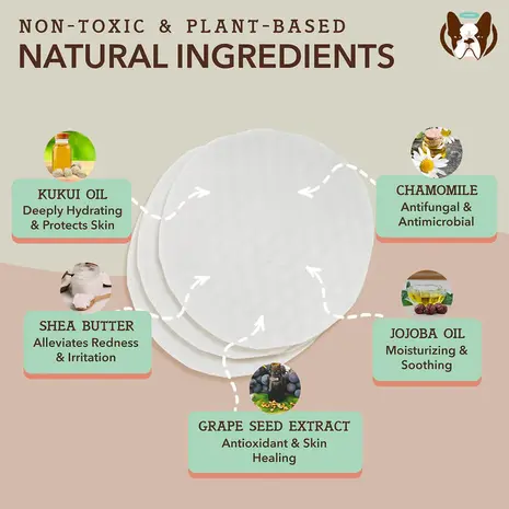 Natural Dog Company Natural Dog Company Snout Wipes