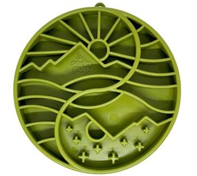 Sodapup Sodapup Yin Yang Design Shallow Etray Enrichment Slowfeeder Bowl