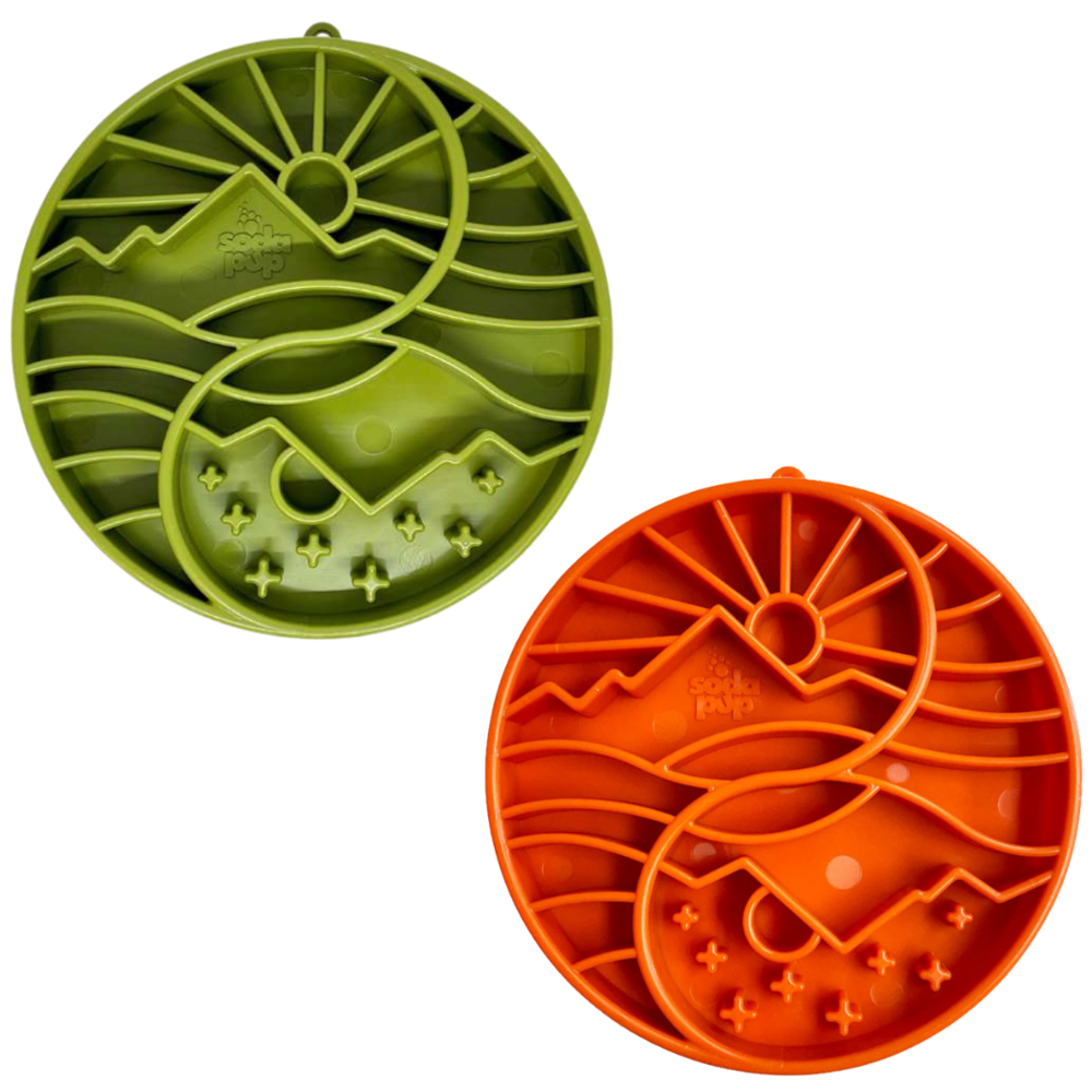 Sodapup Sodapup Yin Yang Design Shallow Etray Enrichment Slowfeeder Bowl Sodapup Sodapup Yin Yang Design Shallow Etray Enrichment Slowfeeder Bowl