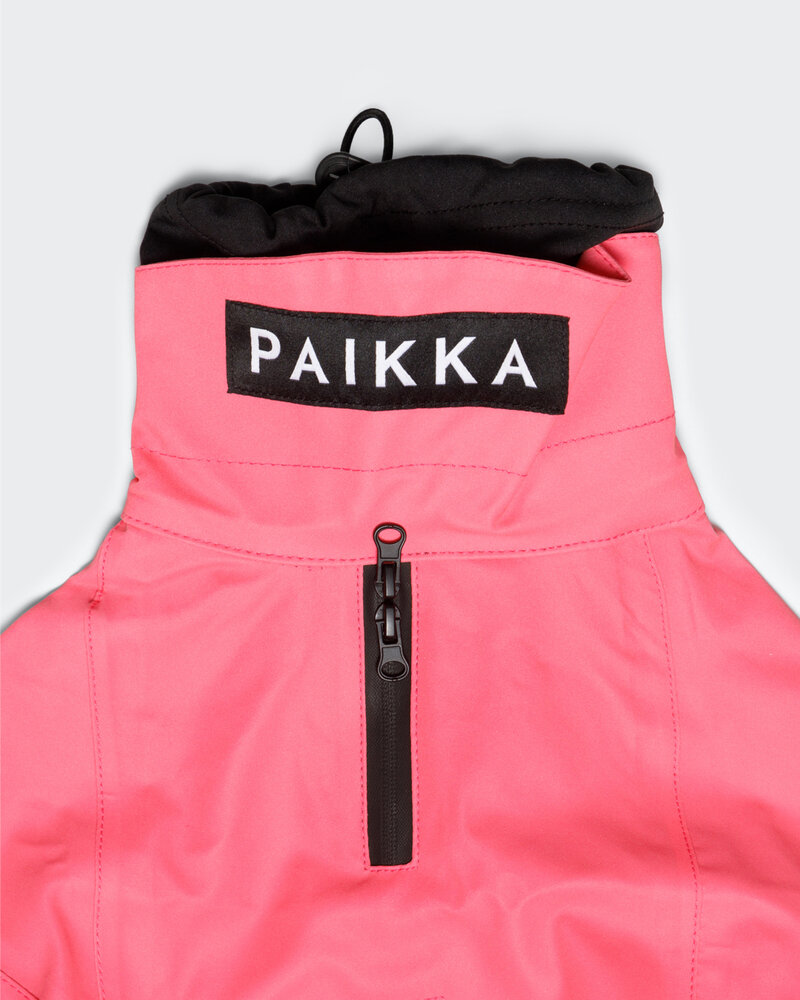 Paikka Paikka Visibility Raincoat Lite Hot Pink Hondenjas