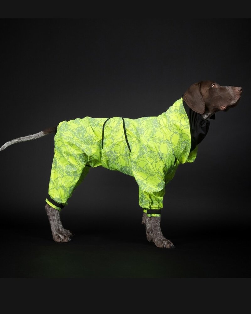Paikka Paikka Rain Suit Neon Hondenjas