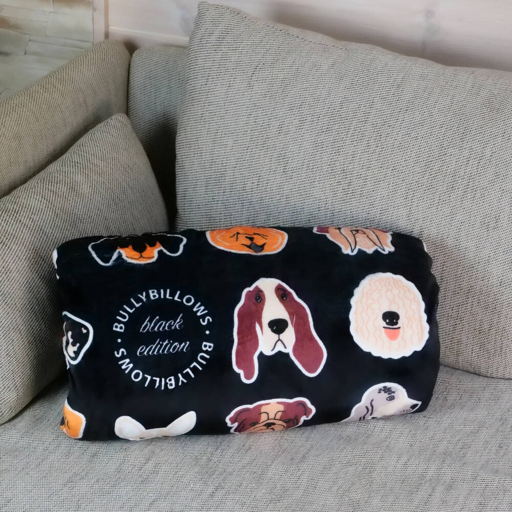 BullyBillows BullyBillows Luxe kleedje voor hond en baasje Zwart BullyBillows BullyBillows Luxe kleedje voor hond en baasje Zwart