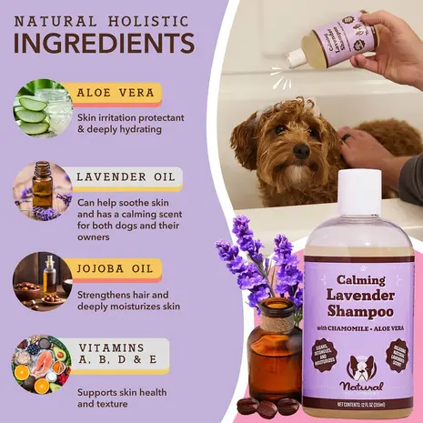 Natural Dog Company Natural Dog Company Calming Lavender Shampoo Natural Dog Company Natural Dog Company Calming Lavender Shampoo