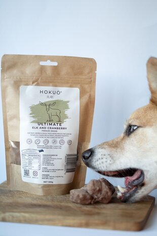 Hokuo Hokuō® Eland en Cranberry gevriesdroogd Hokuo Hokuō® Eland en Cranberry gevriesdroogd