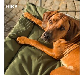 HIK9 HIK9 Omkeerbaar kussen Waterresistant Olijfgroen/Bruin Maat S