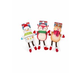 Christmas plush toys with rope legs