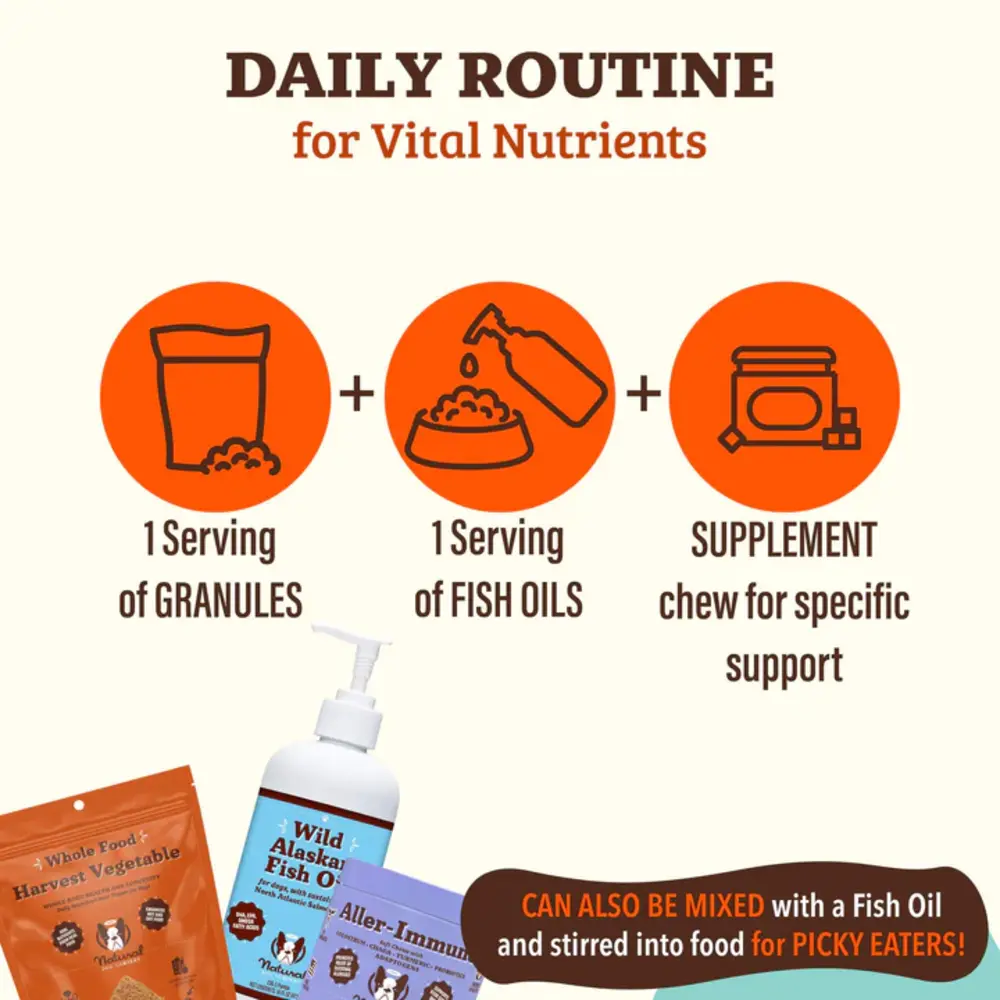 Natural Dog Company Natural Dog Company Harvest Vegetable Granules Natural Dog Company Natural Dog Company Harvest Vegetable Granules