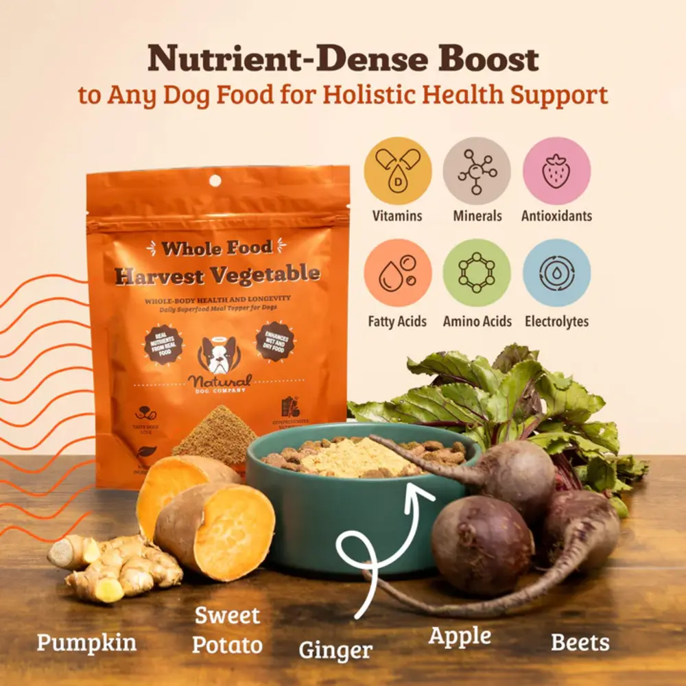 Natural Dog Company Natural Dog Company Harvest Vegetable Granules Natural Dog Company Natural Dog Company Harvest Vegetable Granules