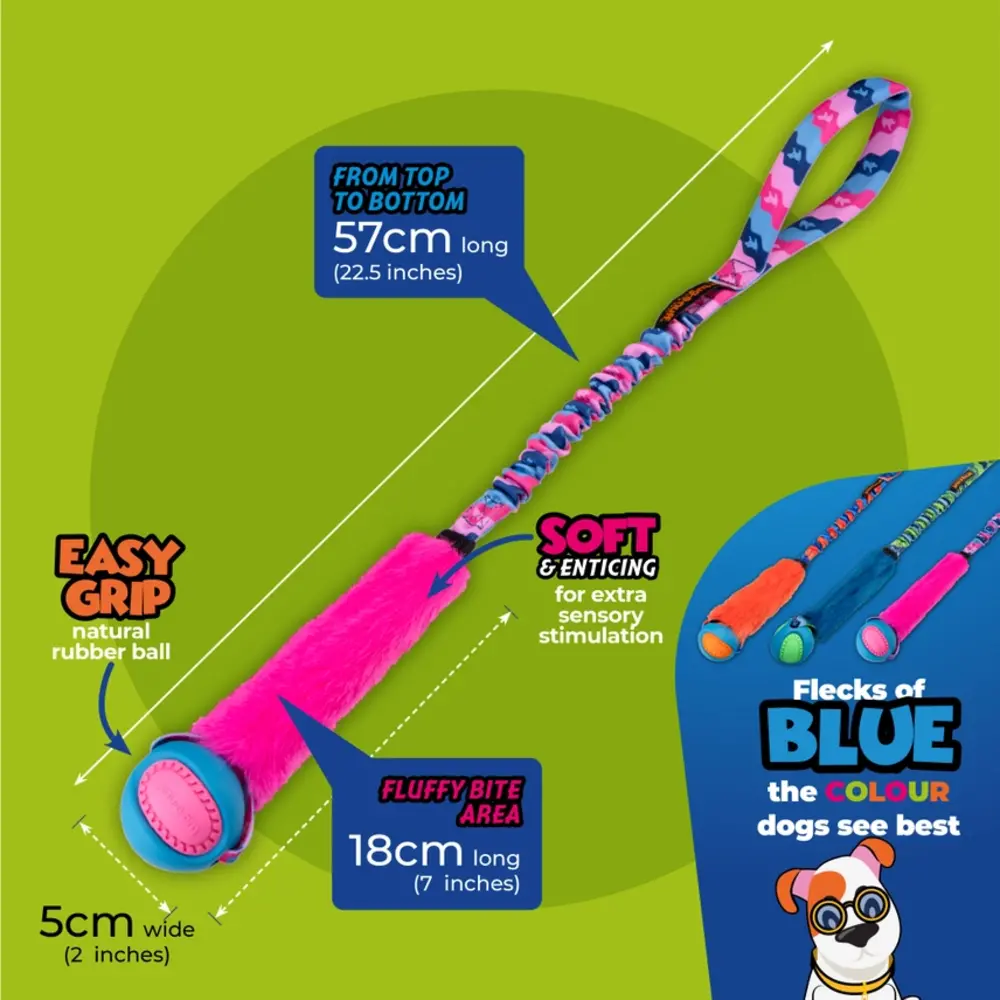 Tug-E-Nuff Dog Gear Limited Tug-E-Nuff Fauxtastic PowerBall Bungee Tug