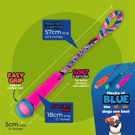 Tug-E-Nuff Dog Gear Limited Tug-E-Nuff Fauxtastic PowerBall Bungee Tug