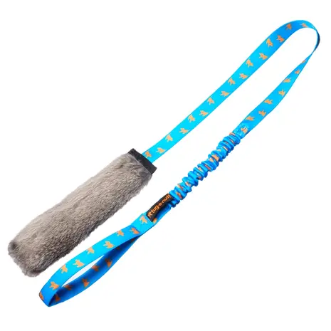 Tug-E-Nuff Dog Gear Limited Tug-E-Nuff Rabbit Fur Squeaky Bungee Chaser Tug Tug-E-Nuff Dog Gear Limited Tug-E-Nuff Rabbit Fur Squeaky Bungee Chaser Tug