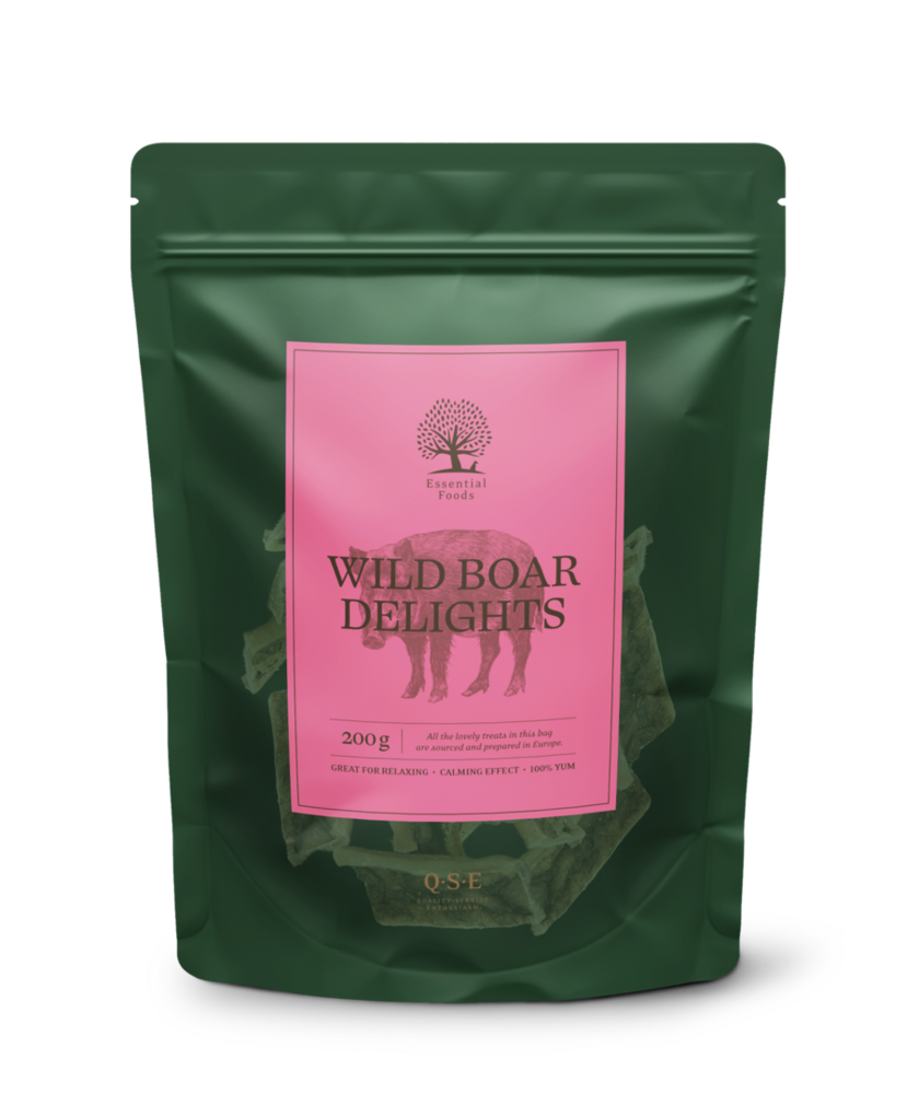 Essential Foods Essential Foods Snacks Wild Boar Delights (wild zwijn) Essential Foods Essential Foods Snacks Wild Boar Delights (wild zwijn)
