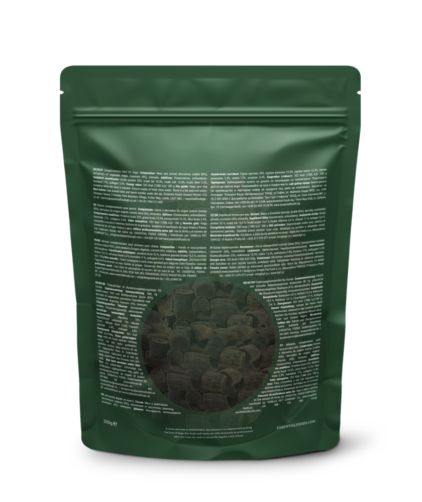 Essential Foods  Essential Foods Snacks Rabbit en Rosemary sensations Essential Foods  Essential Foods Snacks Rabbit en Rosemary sensations