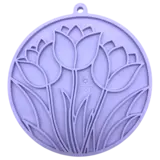 Sodapup Sodapup Tulip Design Emat Enrichment Lickmat with Suction Cups Sodapup Sodapup Tulip Design Emat Enrichment Lickmat with Suction Cups