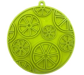 Sodapup Sodapup Citrus Design Emat Enrichment Lickmat with Suction Cups Sodapup Sodapup Citrus Design Emat Enrichment Lickmat with Suction Cups