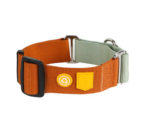 Woolly Wolf Woolly Wolf Color Block Martingale Halsband Terracotta Mix Woolly Wolf Woolly Wolf Color Block Martingale Halsband Terracotta Mix