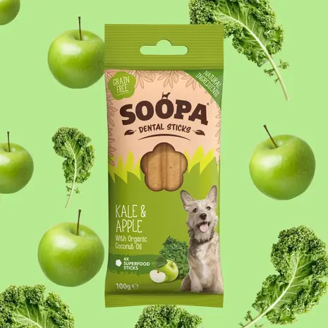 Soopa Soopa Dental Sticks - Kale & apple Soopa Soopa Dental Sticks - Kale & apple