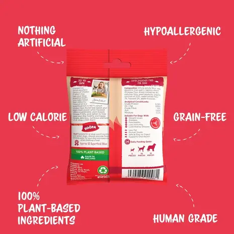 Soopa Soopa Bites - Cranberry & Sweet Potato Soopa Soopa Bites - Cranberry & Sweet Potato