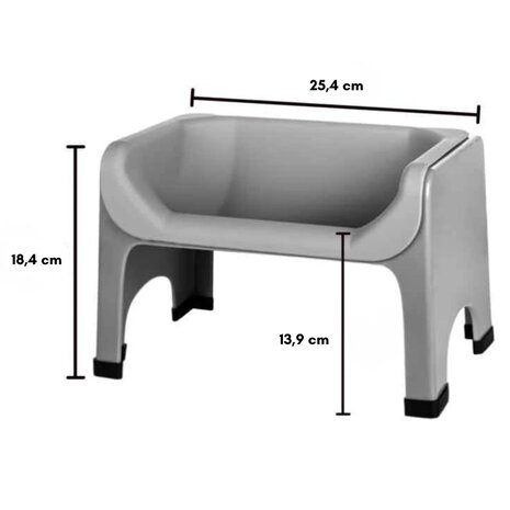 Fluff Trough Fluff Trough Set Met Siliconen Inlay Fluff Trough Fluff Trough Set Met Siliconen Inlay